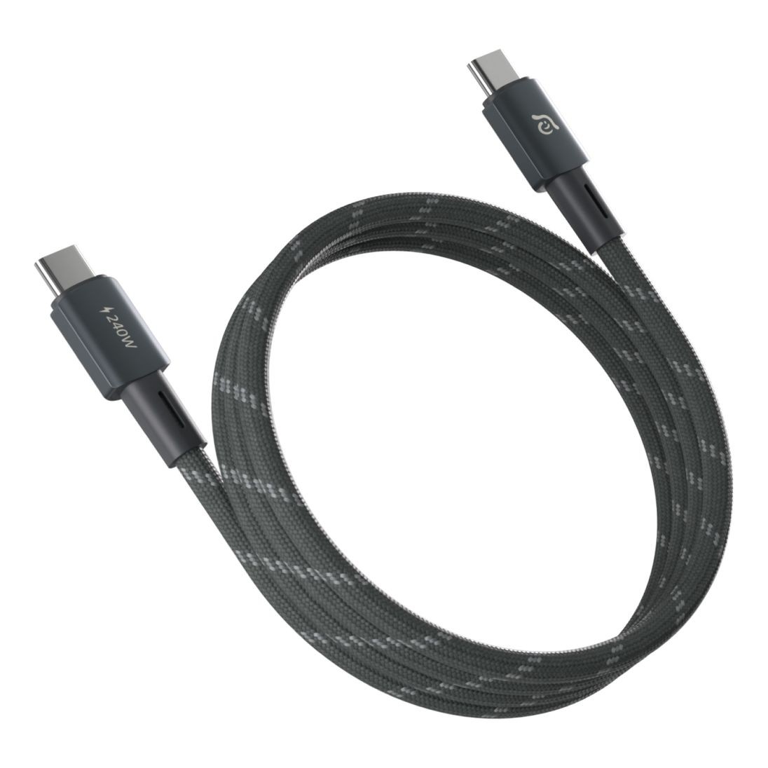 ADAM elements CASA MP100 USB-C to USB-C 240W Magnetic Charging Cable 1m - Gray - ACBADMP100GY