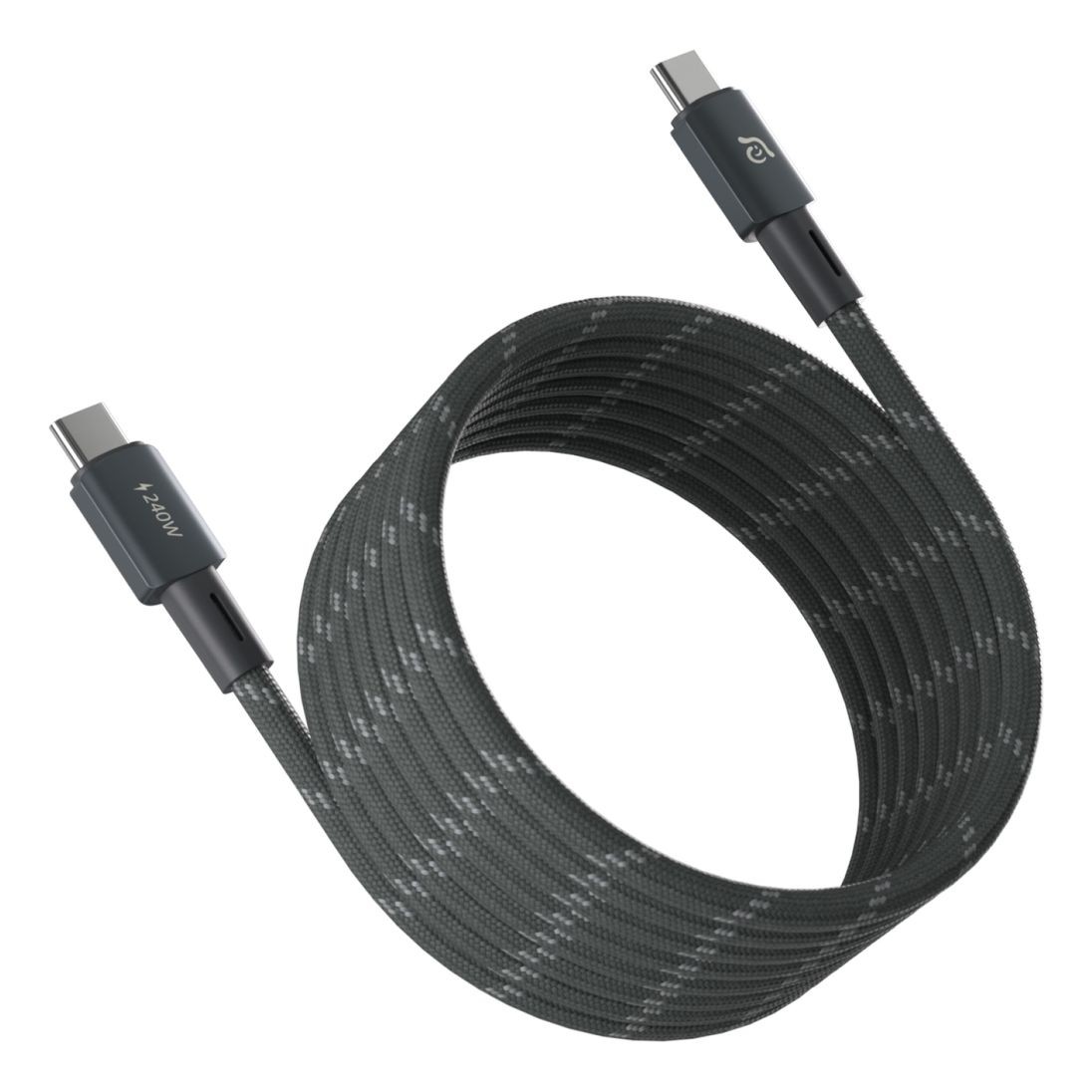 MP200 USB-C to USB-C 240W Magnetic Charging Cable 2m - Gray - ACBADMP200GY