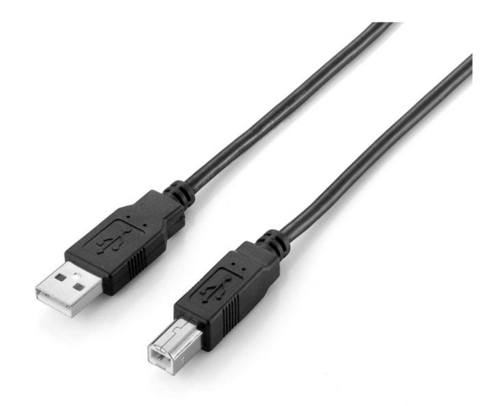 Equip USB 2.0 Type A to Type B Cable, 1.8m , Black - 128860
