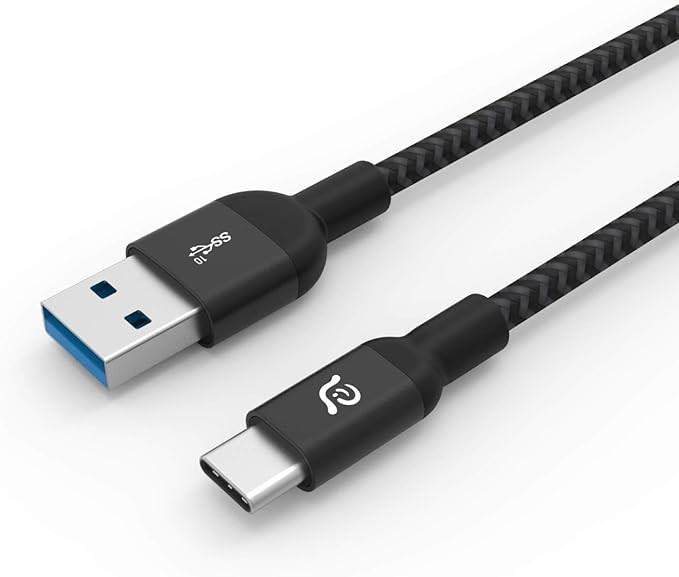 CASA M100+ USB-C to USB-A Cable (Black) - ACBADM100PBK