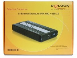 Delock 3.5 External enclosure SATA HDD > USB 3.0 - 42478