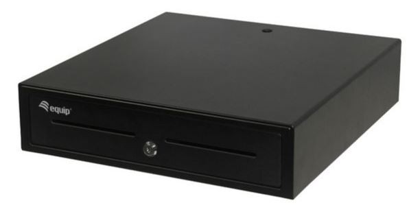 Equip Cash Register Drawer for Point of Sale (POS) System, 4 Bill/8 Coin Compartments, Removable Coin Slots, RJ11 connector - 351010