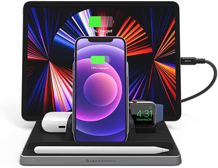 ADAM elements 5in1 Wireless Charger, Omnia Q5 5-in-1 - APAADQ5OGBK
