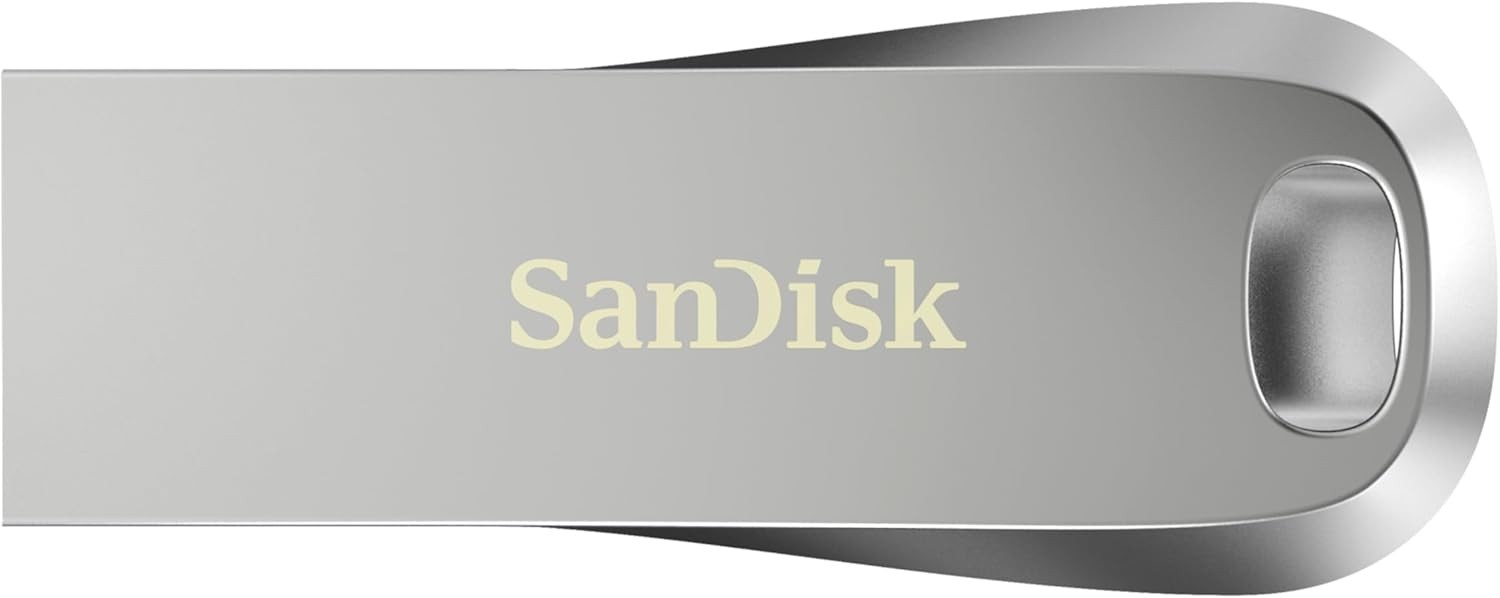 SanDisk 128GB Ultra Luxe USB 3.1 Gen 1 Flash Drive - SDCZ74-128G-G46, Black