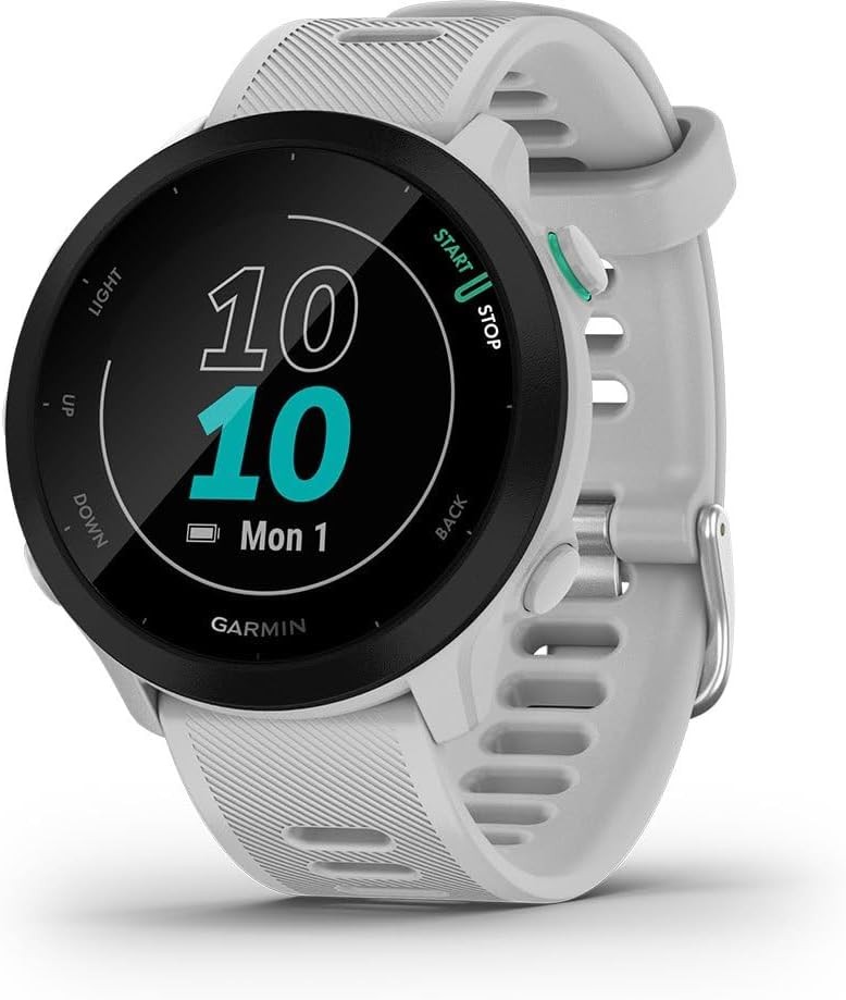 Garmin Forerunner 55 Blanco/42mm Smartwatch Running/GPS/Monitor De Heart Rate - 010-02562-11