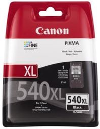 Canon High Yield Black Original Ink Cartridge - PG-540XL