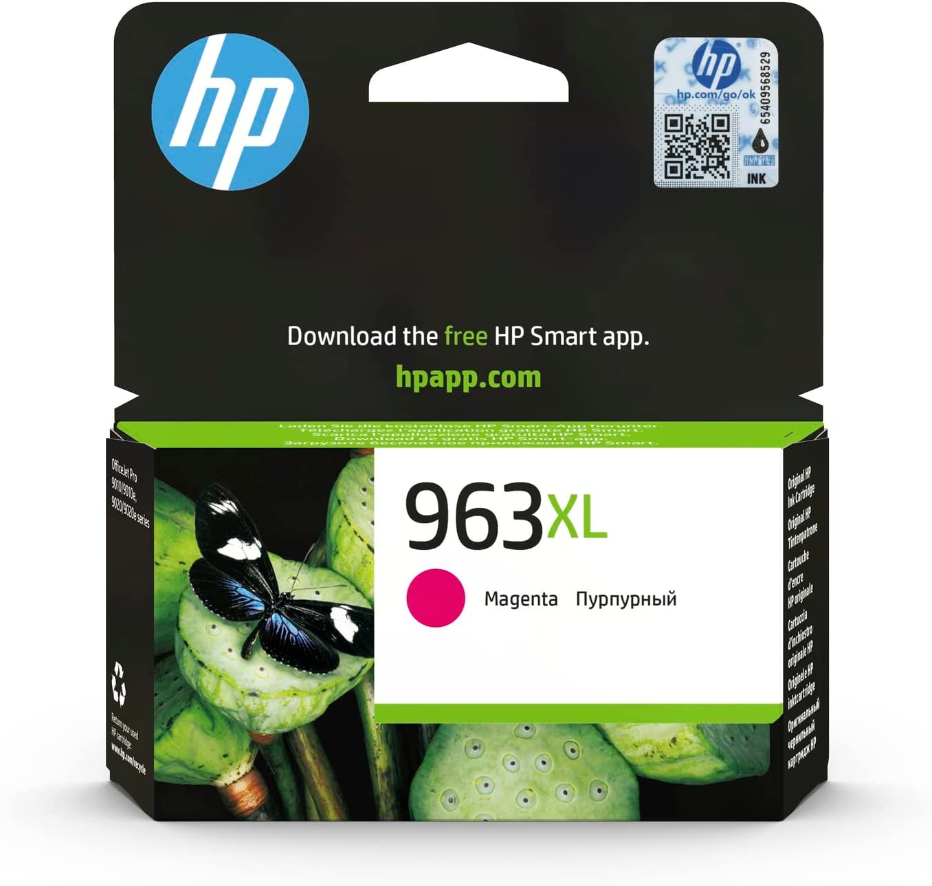 HP 963XL High Capacity Magenta Ink Cartridge - 3JA28AE