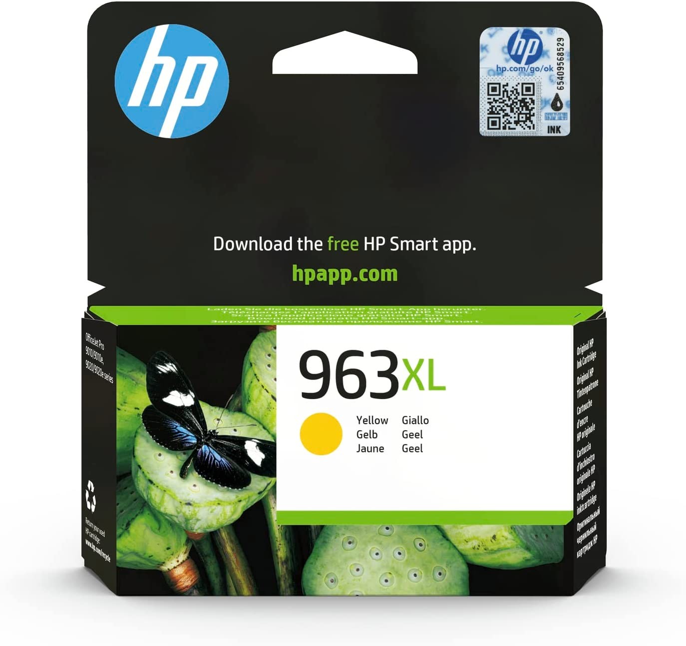 HP 963XL High Capacity Yellow Ink Cartridge - 3JA29AE