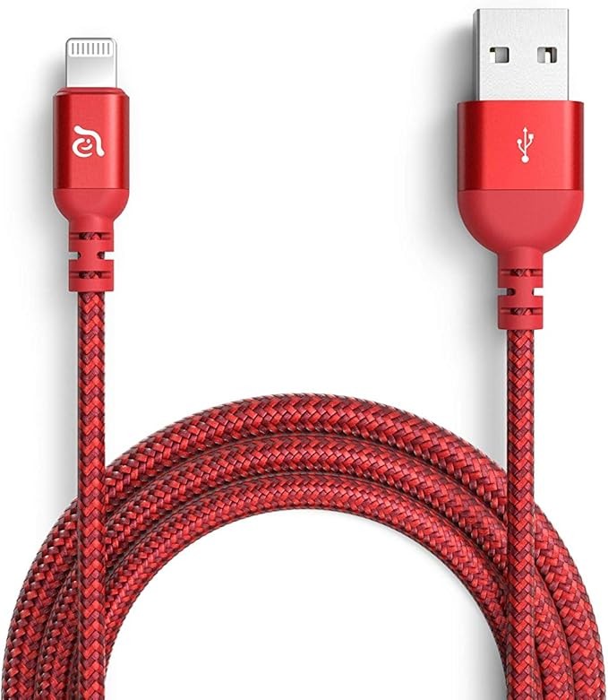 Adam Elements PeAk III 120B USB-A to Lightning cable 1.2m - Red - ACBAD3AL120BRD