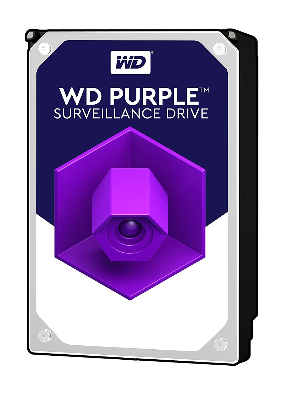WD Purple 2TB Surveillance Hard Disk Drive - 5400 RPM Class SATA 6 Gb/s 64MB Cache 3.5 Inch - WD20PURZ 