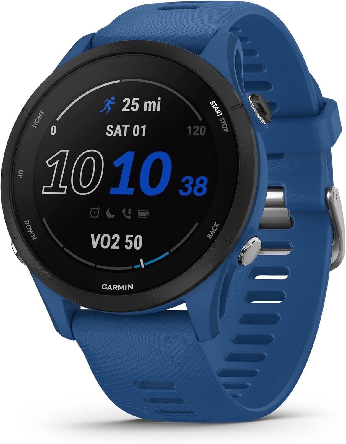 Garmin Forerunner® 255, GPS Running Smartwatch, Advanced Insights, Long-Lasting Battery, Tidal Blue - 010-02641-11