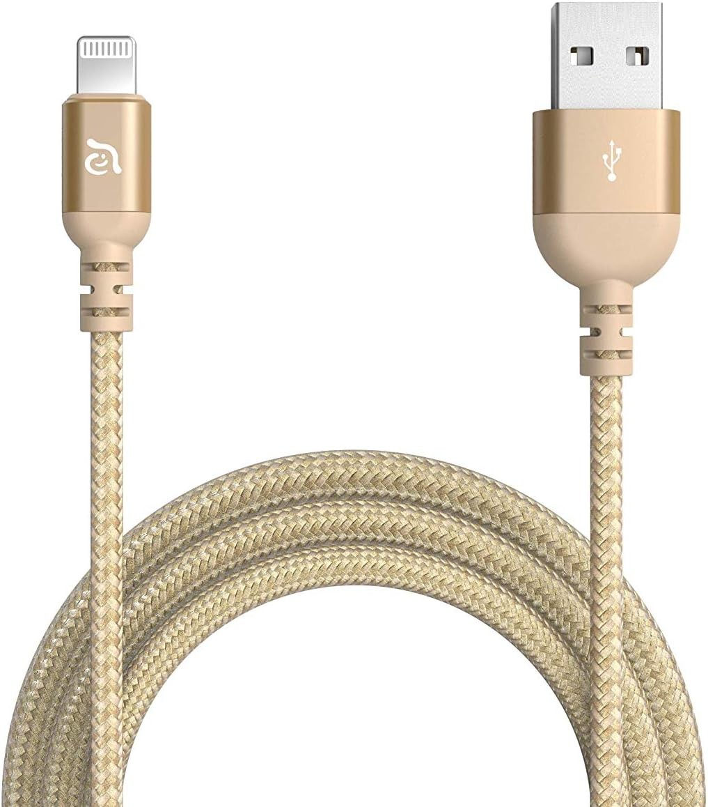 Adam Elements PeAk III 120B USB-A to Lightning cable 1.2m - Gold - ACBAD3AL120BGD
