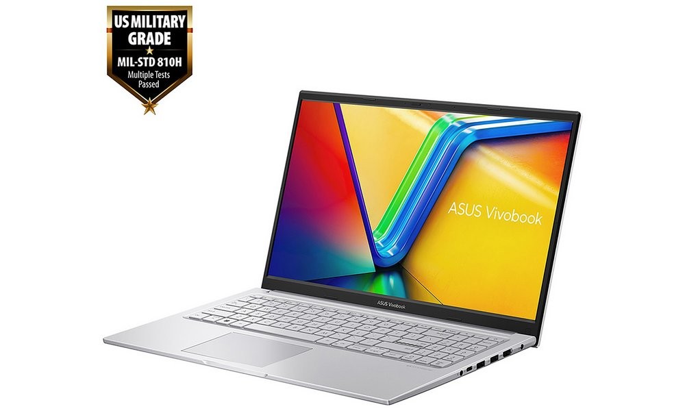 ASUS Vivobook 15.6" FHD Core i3-1315U 512 SSD 8GB RAM Win11 Silver Laptop - X1504VA-NJ814W