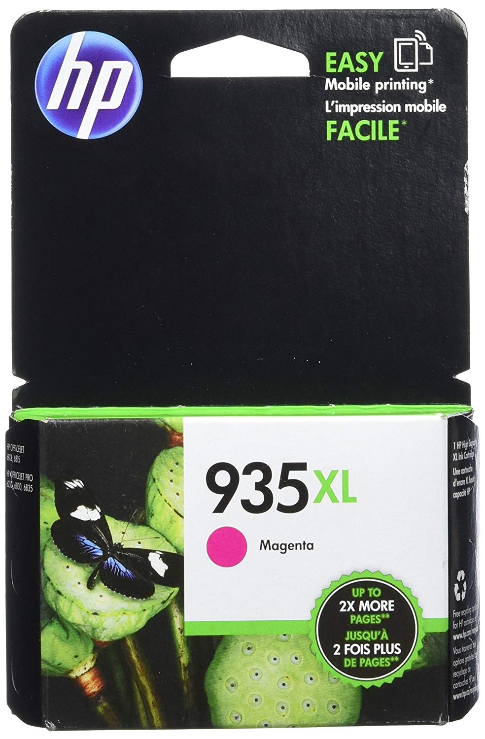 HP 935XL Magenta High Yield Original Ink Cartridge - C2P25AE