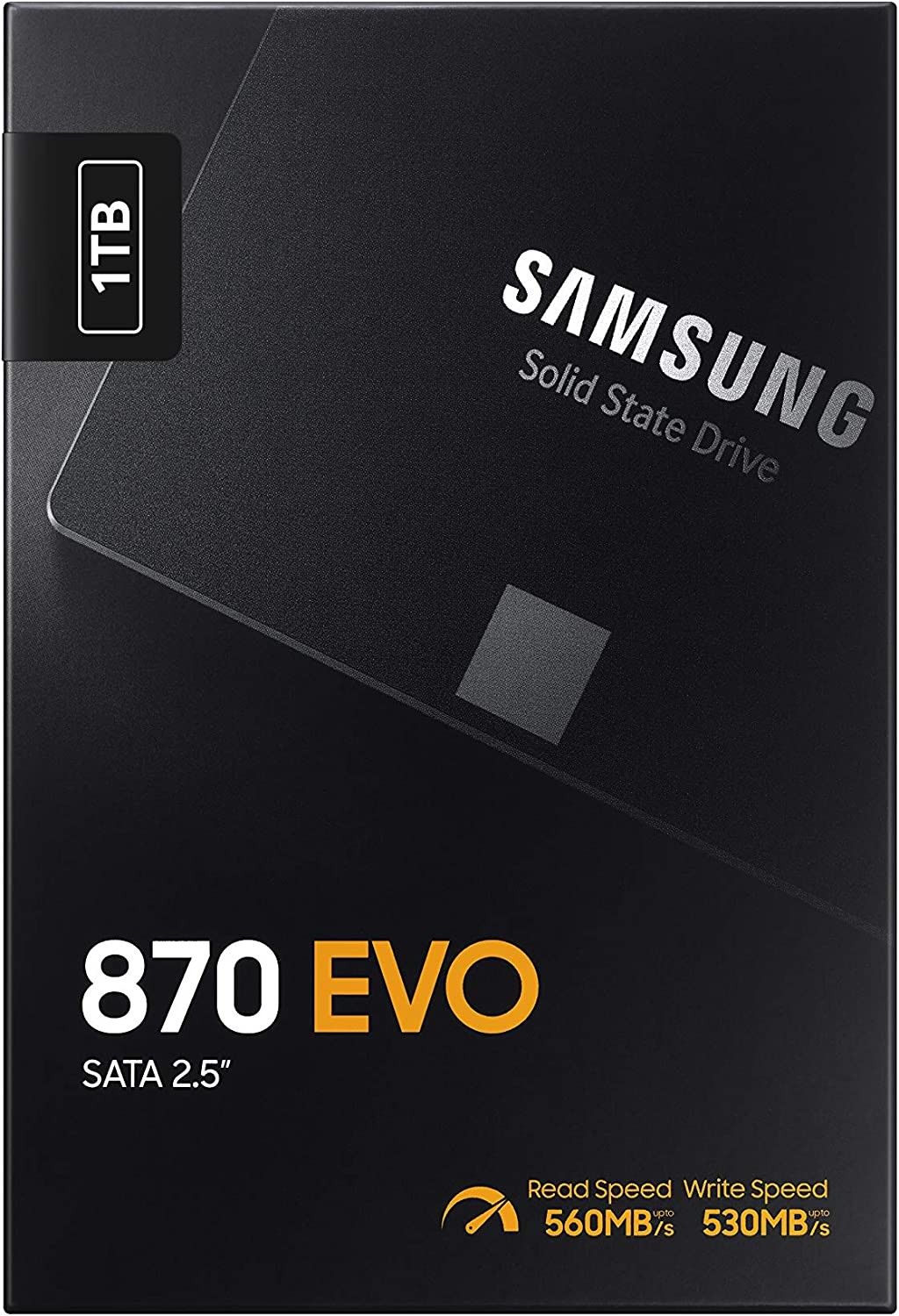 Samsung 870 Evo 1TB Solid State Drive/SSD - MZ-77E1T0B
