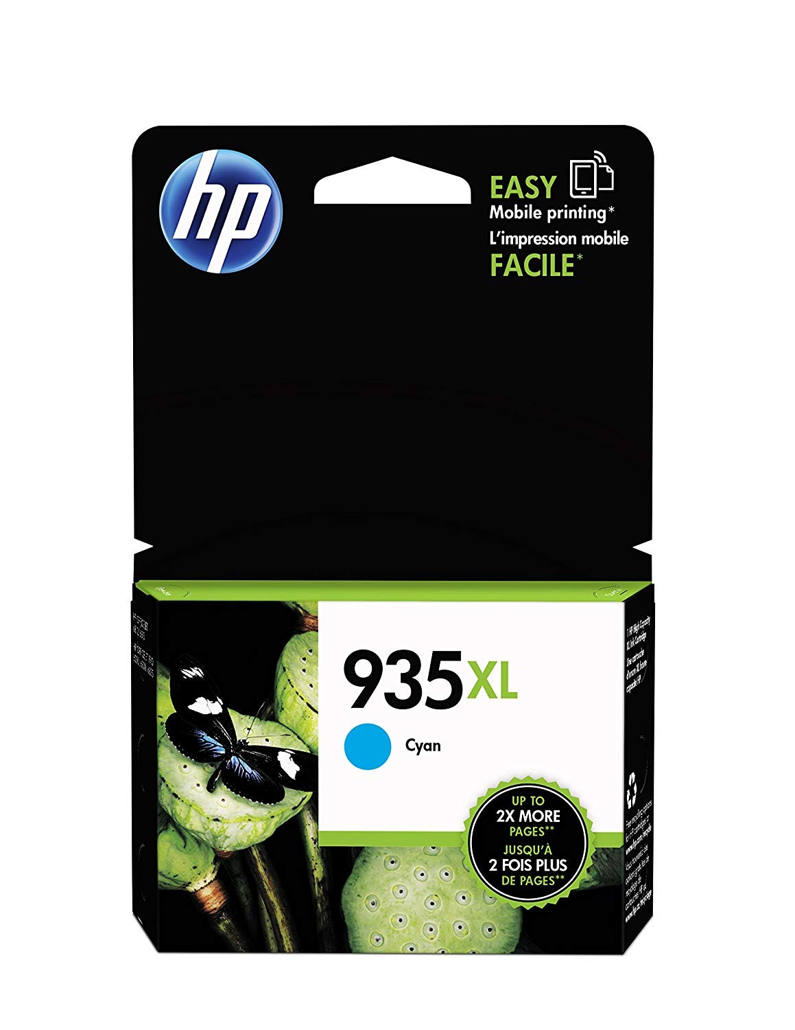 HP 935XL Cyan High Yield Original Ink Cartridge - C2P24AE