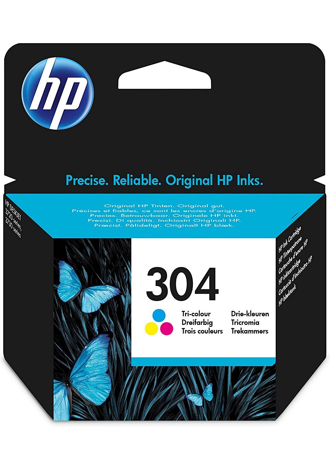 HP 304 Tri-color Original Ink Cartridge - N9K05AE