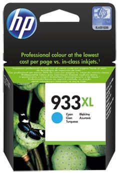 HP 933XL High Yield Cyan Original Ink Cartridge - CN054