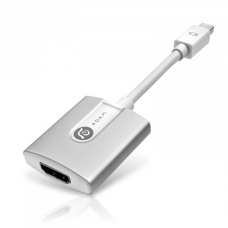 ADAM M2 Adapter Mini DisplayPort to HDMI (Silver) - AAPADM2SL