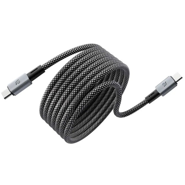 Adam Elements CASA MP200 USB-C To USB-C Magnetic Charging Cable (240W) 2m - Black - ACBADMP200BK