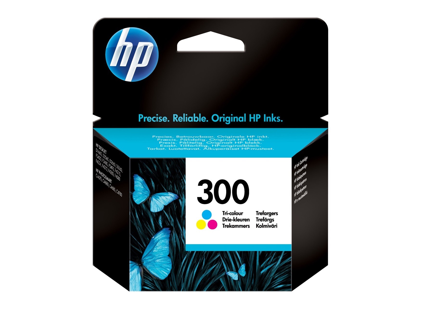 HP 300 Tri-color Original Ink Cartridge - CC643EE