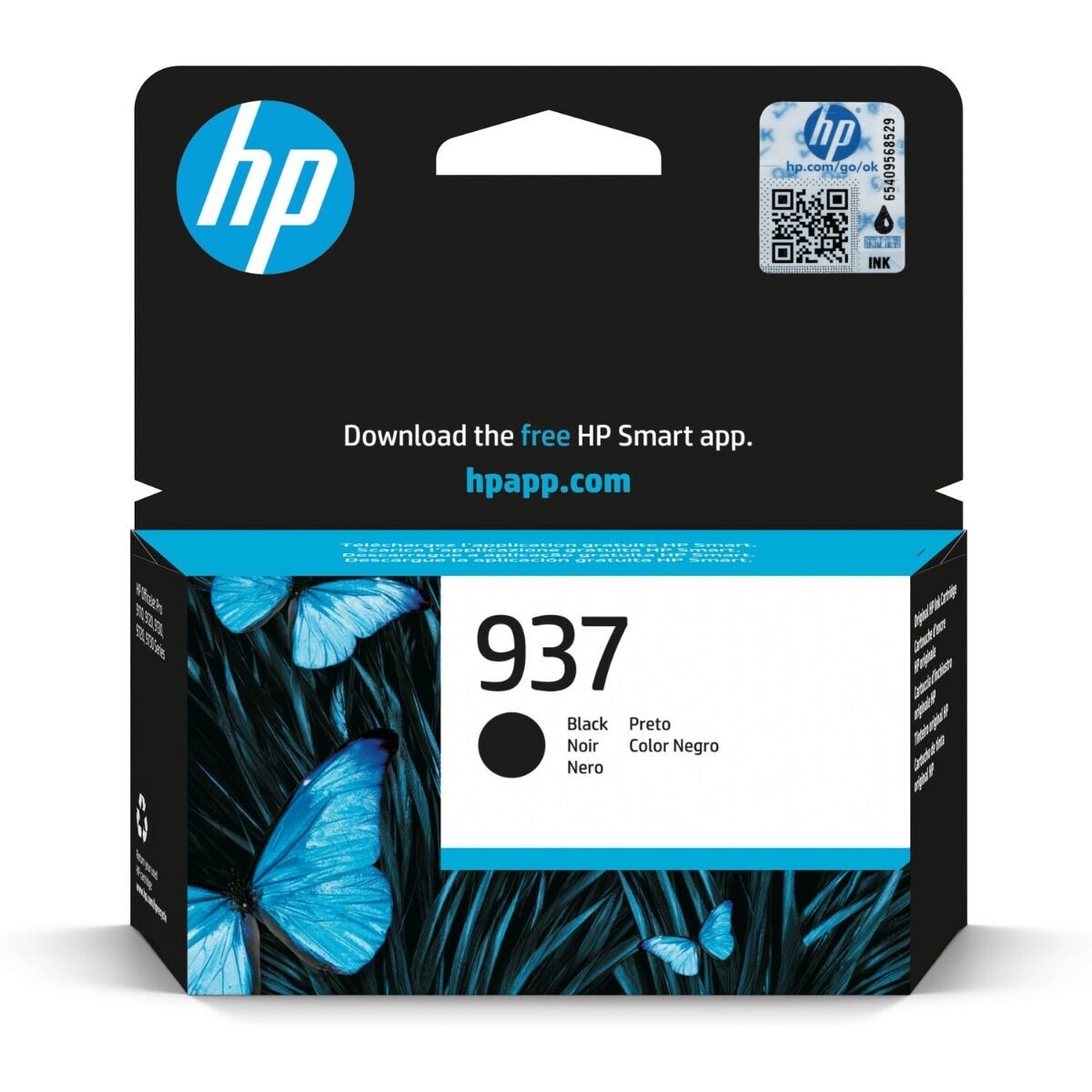 HP 937 Black Cartridge - 4S6W5NE
