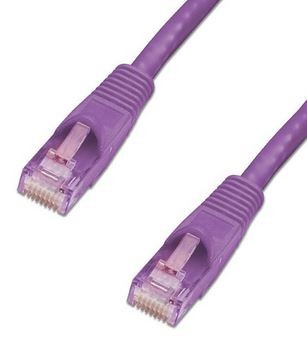 UTP Purple Cat 6  1.0m Network Cable, Patch Lead - UTPC6-100CM-P