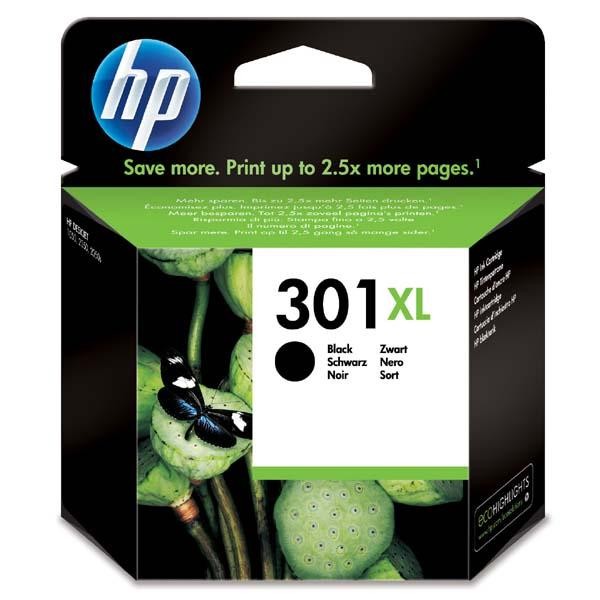 HP 301XL High Yield Black Original Ink Cartridge - CH563EE