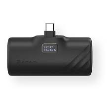 ADAM Elements GRAVITY F5C 5000mAh Pocket Power Bank - Black - APBADGVF5CBK