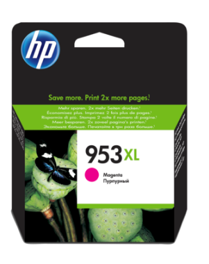 HP 953XL High Yield Magenta Original Ink Cartridge - F6U17AE