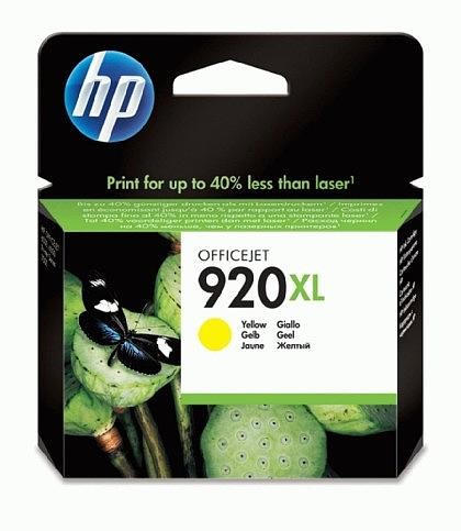 HP 920XL High Yield Yellow Original Ink Cartridge - CD974