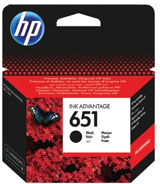 HP No 651 Black Cartridge - C2P10AE