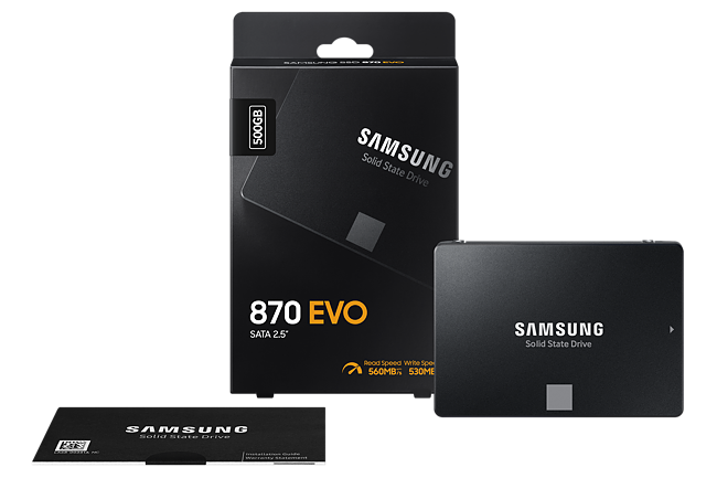 Samsung 870 EVO SSD 500GB SATA III 2.5 inch - MZ-77E500B/EU