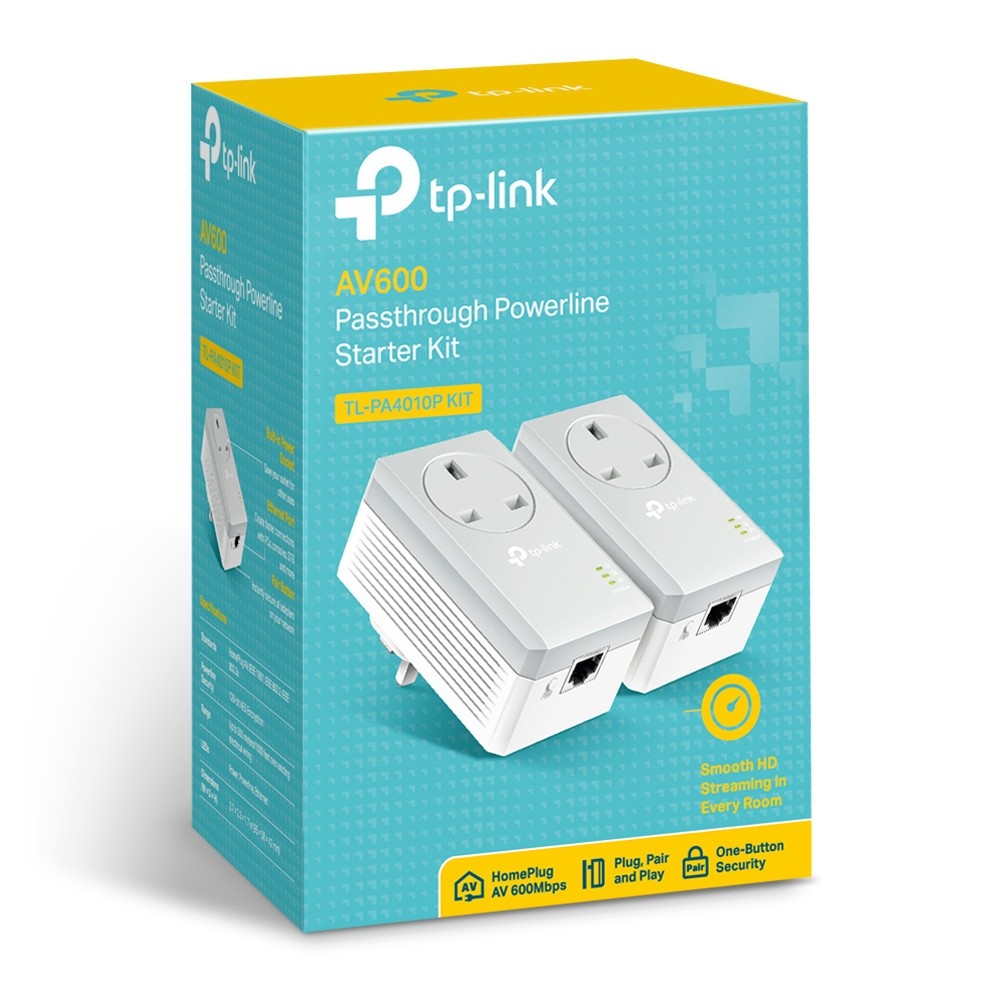 tp-link Passthrough Powerline Network Extender - TL-PA4010P KIT