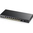 Zyxel GS1900-10HP Managed L2 Gigabit Ethernet (10/100/1000) Power over Ethernet (PoE) Black - GS1900-10HP-EU0102F
