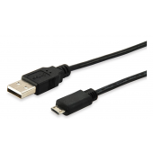 Equip USB 2.0 Cable Type A Male to Micro-B Male, 1.0m - 128594