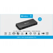 Sandberg USB C 13-in-1 Docking Station Pro - 136-61