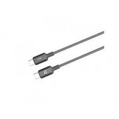 Adam Elements CASA S120 USB-C to USB-C 60W Braided Charging Cable 120 cm - Grey - ACBADS120GY