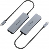 CASA Hub eC301 - USB-C HUB Aluminium 2X USB 3.1, 1x RJ45 Ethernet poort tot 1000 Mbit/s - Goud - AAPADHUBA04GY