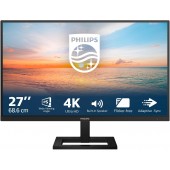 PHILIPS 27" Ultra HD monitor, speakers, height adjustable, HDR10 (3840x2160, 60 Hz, HDMI 2.0, DisplayPort 1.4) black - 27E1N1800AE