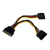 Startech 15cm SATA Power Y Splitter Cable Adapter - PYO2SATA