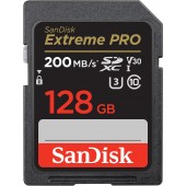 SanDisk 128GB Extreme PRO SDXC UHS-I Memory Card - C10, U3, V30, 4K UHD, SD Card - SDSDXXD-128G-GN4IN