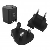 Adam Elements Omnia P3 USB-C 33W Compact Wall Charger - Black - APAADP3BK