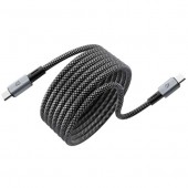 Adam Elements CASA MP200 USB-C To USB-C Magnetic Charging Cable (240W) 2m - Black - ACBADMP200BK