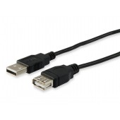 Equip USB 2.0 Type A Extension Cable Male to Female, 3.0m , Black - 128851