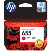 HP 655 Magenta Original Ink Advantage Cartridge - CZ111