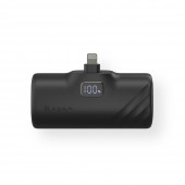 GRAVITY F5L Lightning LED Display Pocket Power Bank Black - APBADGVF5LBK