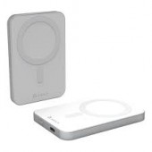 Adam Elements Gravity C1 Magnetic Wireless Charging Power Bank, White -  APBADGVC1WH-1