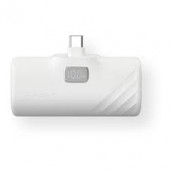 ADAM Elements GRAVITY F5C 5000mAh Pocket Power Bank - White - APBADGVF5CWH