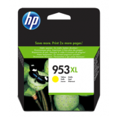 HP 953XL High Yield Yellow Original Ink Cartridge - F6U18AE